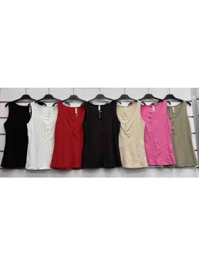 Bluzki damskie wloskie, Size uni ,paczka 6szt,mix kolor