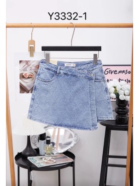 Spódnica krótka jeansowa damska , size xs-xl paczka 10szt,