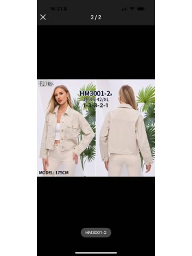 Kurtki Jeansowe damskie , size xs-xl paczka 10szt,
