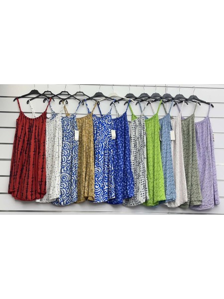 Sukienki damskie wloskie, Size uni ,paczka 6szt,mix kolor