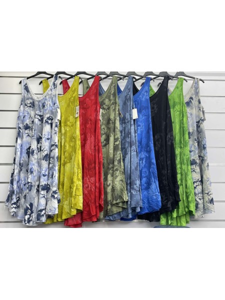 Sukienki damskie wloskie, Size uni ,paczka 6szt,mix kolor
