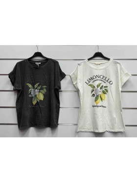 Bluzki damskie wloskie, Size uni ,paczka 6szt,mix kolor