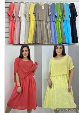 Sukienki damskie wloskie, Size uni ,paczka 6szt,mix kolor