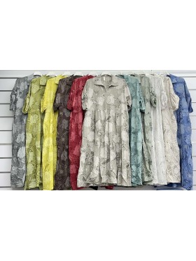 Sukienki damskie wloskie, Size uni ,paczka 6szt,mix kolor