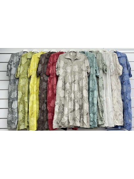 Sukienki damskie wloskie, Size uni ,paczka 6szt,mix kolor