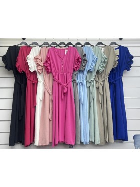 Sukienki damskie wloskie, Size uni ,paczka 6szt,mix kolor
