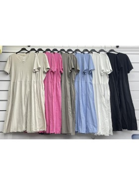 Sukienki damskie wloskie, Size uni ,paczka 6szt,mix kolor