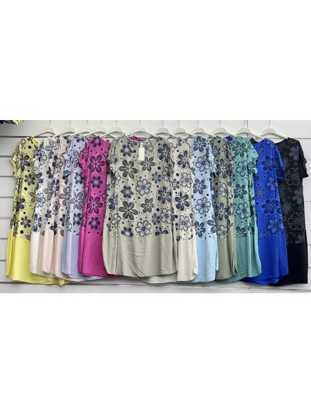 Sukienki damskie wloskie, Size uni ,paczka 6szt,mix kolor