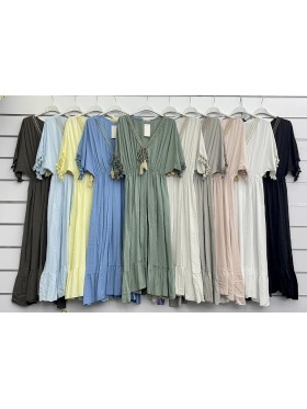 Sukienki damskie wloskie, Size uni ,paczka 6szt,mix kolor