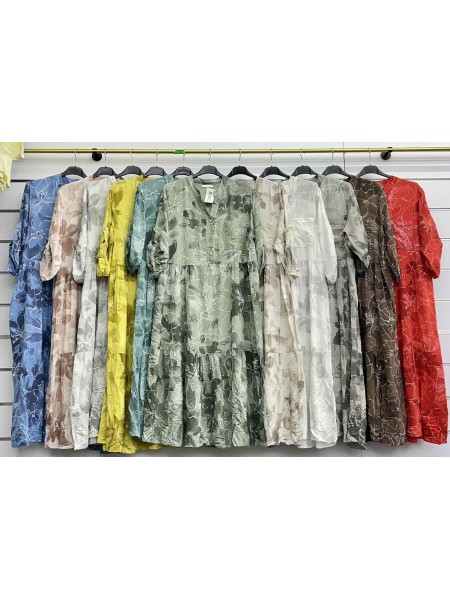 Sukienki damskie wloskie, Size uni ,paczka 6szt,mix kolor