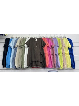 Bluzki damskie wloskie, Size uni ,paczka 6szt,mix kolor