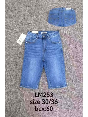 Spodenki jeansowe damskie , size 30-36 paczka 12szt,