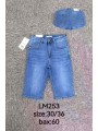 Spodenki jeansowe damskie , size 30-36 paczka 12szt,
