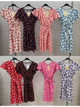Sukienki damskie wloskie, Size uni ,paczka 6szt,mix kolor