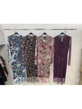 Sukienki damskie wloskie, Size uni ,paczka 6szt,mix kolor