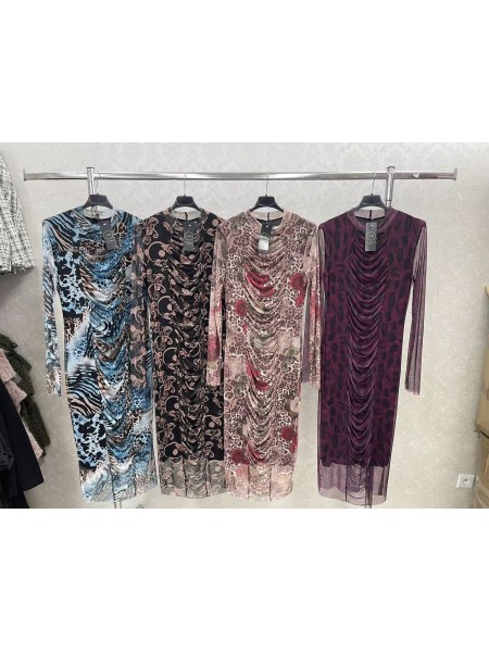 Sukienki damskie wloskie, Size uni ,paczka 6szt,mix kolor