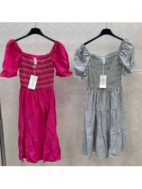 Sukienki damskie wloskie, Size uni ,paczka 6szt,mix kolor