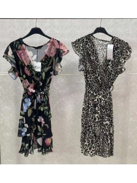 Sukienki damskie wloskie, Size uni ,paczka 6szt,mix kolor