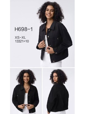Kurtki Jeansowe damskie , size xs-xl paczka 10szt,