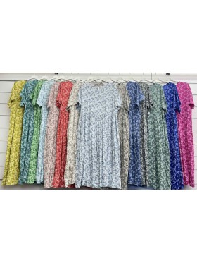 Sukienki damskie wloskie, Size uni ,paczka 6szt,mix kolor