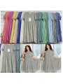 Sukienki damskie wloskie, Size uni ,paczka 6szt,mix kolor