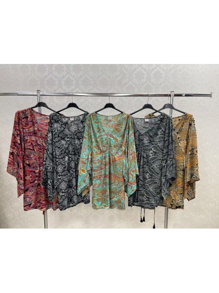 Sukienki damskie wloskie, Size uni ,paczka 6szt,mix kolor