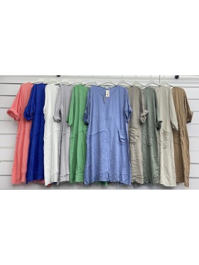 Sukienki damskie wloskie, Size uni ,paczka 6szt,mix kolor