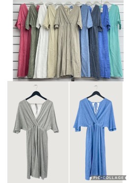 Sukienki damskie wloskie, Size uni ,paczka 6szt,mix kolor