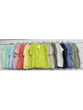 Bluzki damskie wloskie, Size uni ,paczka 6szt,mix kolor