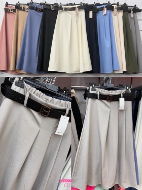 Spódnica długa damskie , size uni paczka 6szt,mix kolor