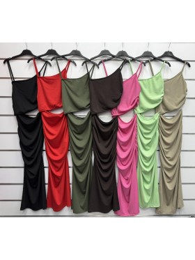 Sukienki damskie wloskie, Size uni ,paczka 6szt,mix kolor