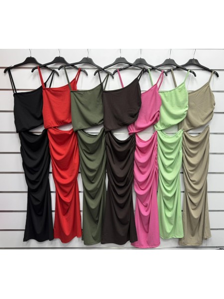 Sukienki damskie wloskie, Size uni ,paczka 6szt,mix kolor