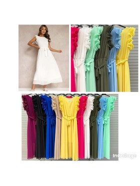 Sukienki damskie wloskie, Size uni ,paczka 6szt,mix kolor