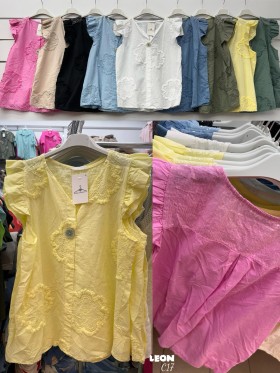 Bluzki damskie , size uni paczka 6szt,mix  kolor