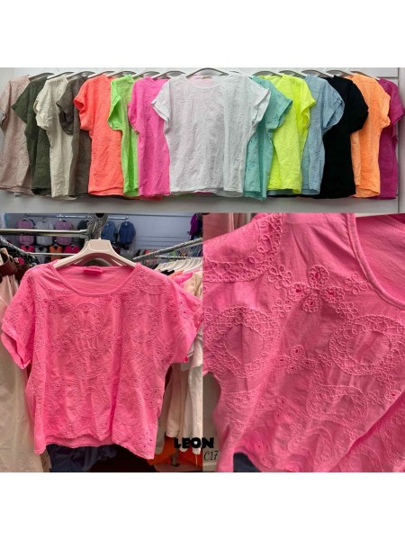 Bluzki damskie , size uni paczka 6szt,mix  kolor