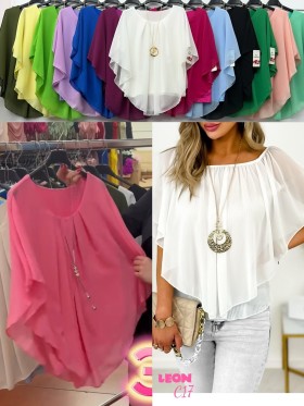 Bluzki damskie , size uni paczka 6szt,mix  kolor