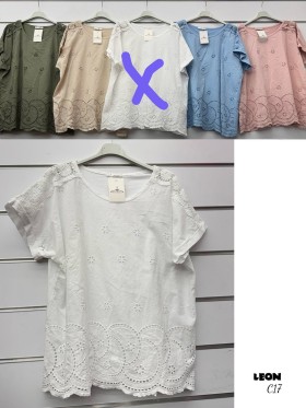 Bluzki damskie , size uni paczka 6szt,mix  kolor