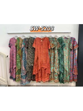 Sukienki jedwad  damskie , size uni paczka 10szt,mix  kolor