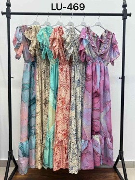Sukienki jedwad  damskie , size uni paczka 10szt,mix  kolor