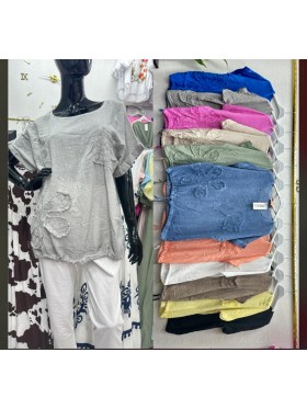 Bluzki damskie , Size uni,paczka 6szt,mix kolor