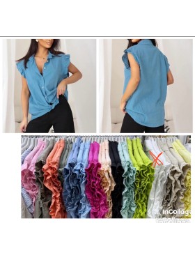 Bluzki damskie wloskie, Size uni ,paczka 6szt,mix kolor