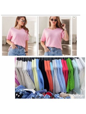Bluzki damskie wloskie, Size uni ,paczka 6szt,mix kolor
