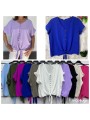 Bluzki damskie wloskie, Size uni ,paczka 6szt,mix kolor