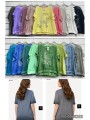 Bluzki damskie wloskie, Size uni ,paczka 6szt,mix kolor