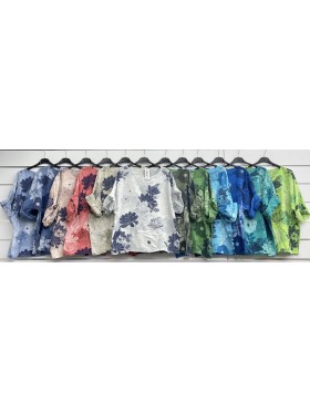 Bluzki damskie wloskie, Size uni ,paczka 6szt,mix kolor