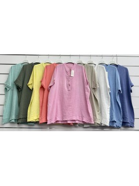Bluzki damskie wloskie, Size uni ,paczka 6szt,mix kolor