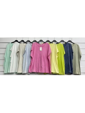 Bluzki damskie wloskie, Size uni ,paczka 6szt,mix kolor