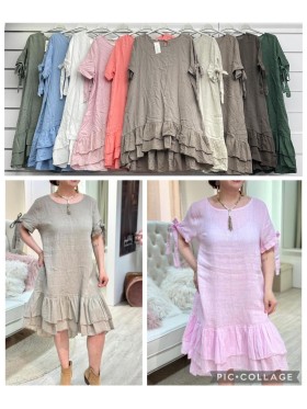 Sukienki damskie wloskie, Size uni ,paczka 6szt,mix kolor