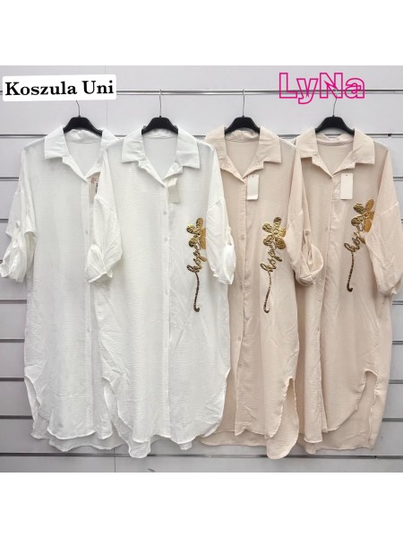 Koszule damskie wloskie, Size uni ,paczka 6szt,mix kolor