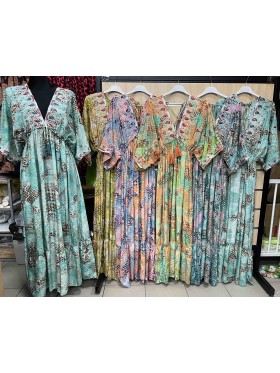 Sukienki jedwad  damskie , size uni paczka 10szt,mix  kolor